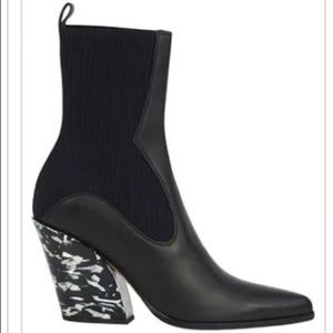 JIMMY CHOO MELE85 BLACK BOOTS
